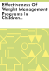 Effectiveness_of_weight_management_programs_in_children_and_adolescents